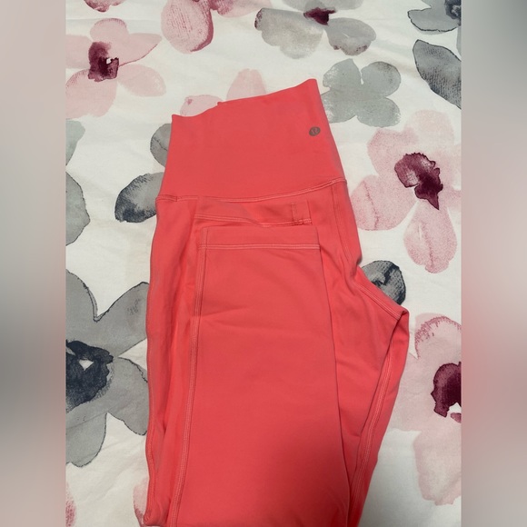 Lululemon Align HR 25” in neon orange - Picture 1 of 1